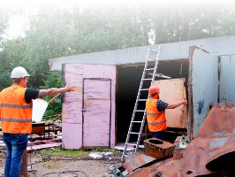 Демонтаж гаража Бердск